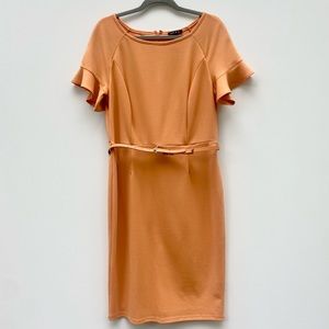Orange Sami & Jo Pencil Dress with Belt
